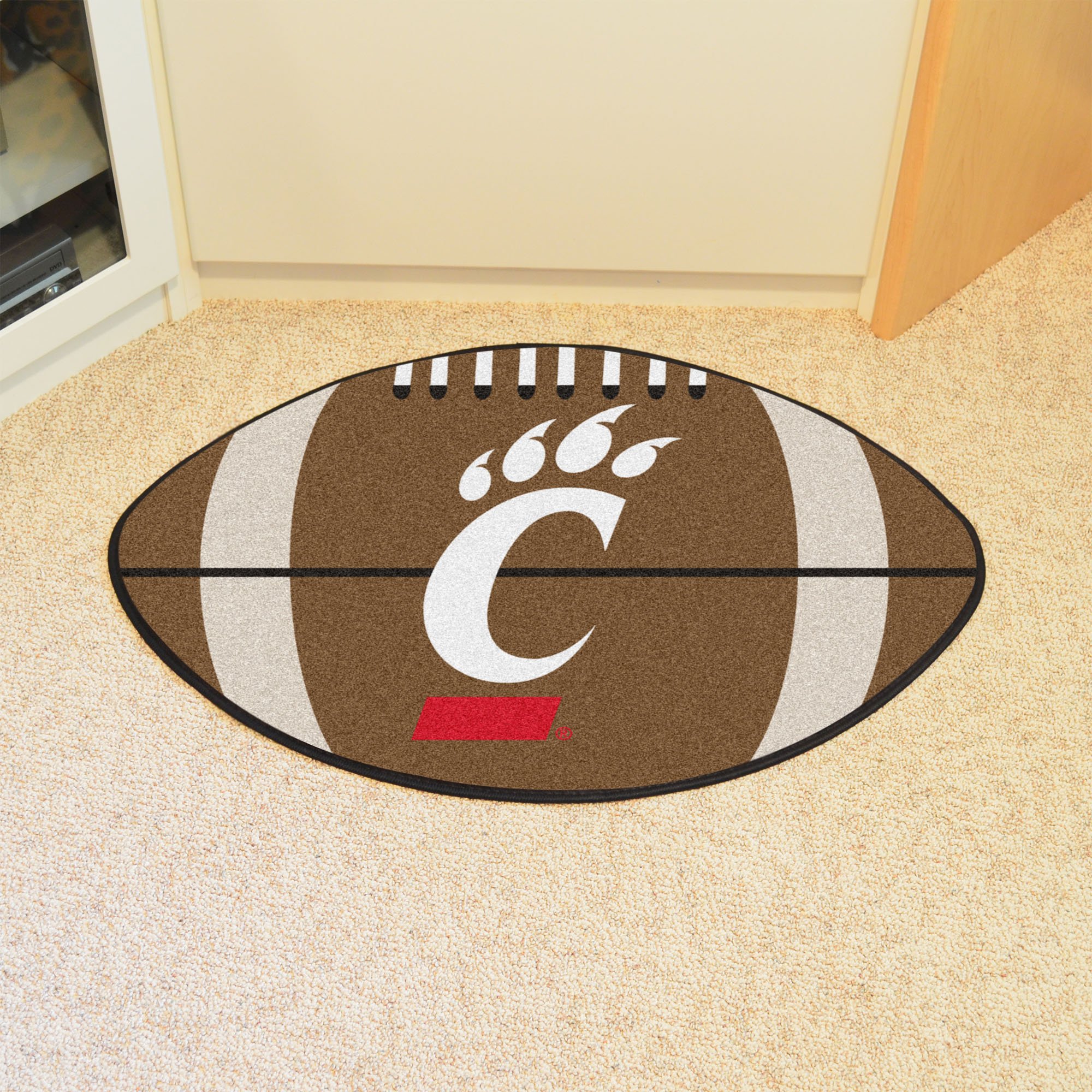 University of Cincinnati Ball Shaped Area Rugs