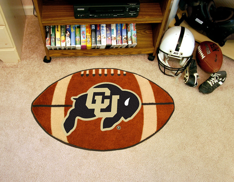 University of Colorado Ball Shaped Area Rugs (Ball Shaped Area Rugs: Football)