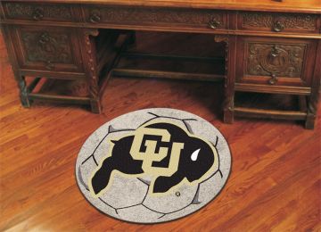 University of Colorado Ball Shaped Area Rugs (Ball Shaped Area Rugs: Soccer Ball)