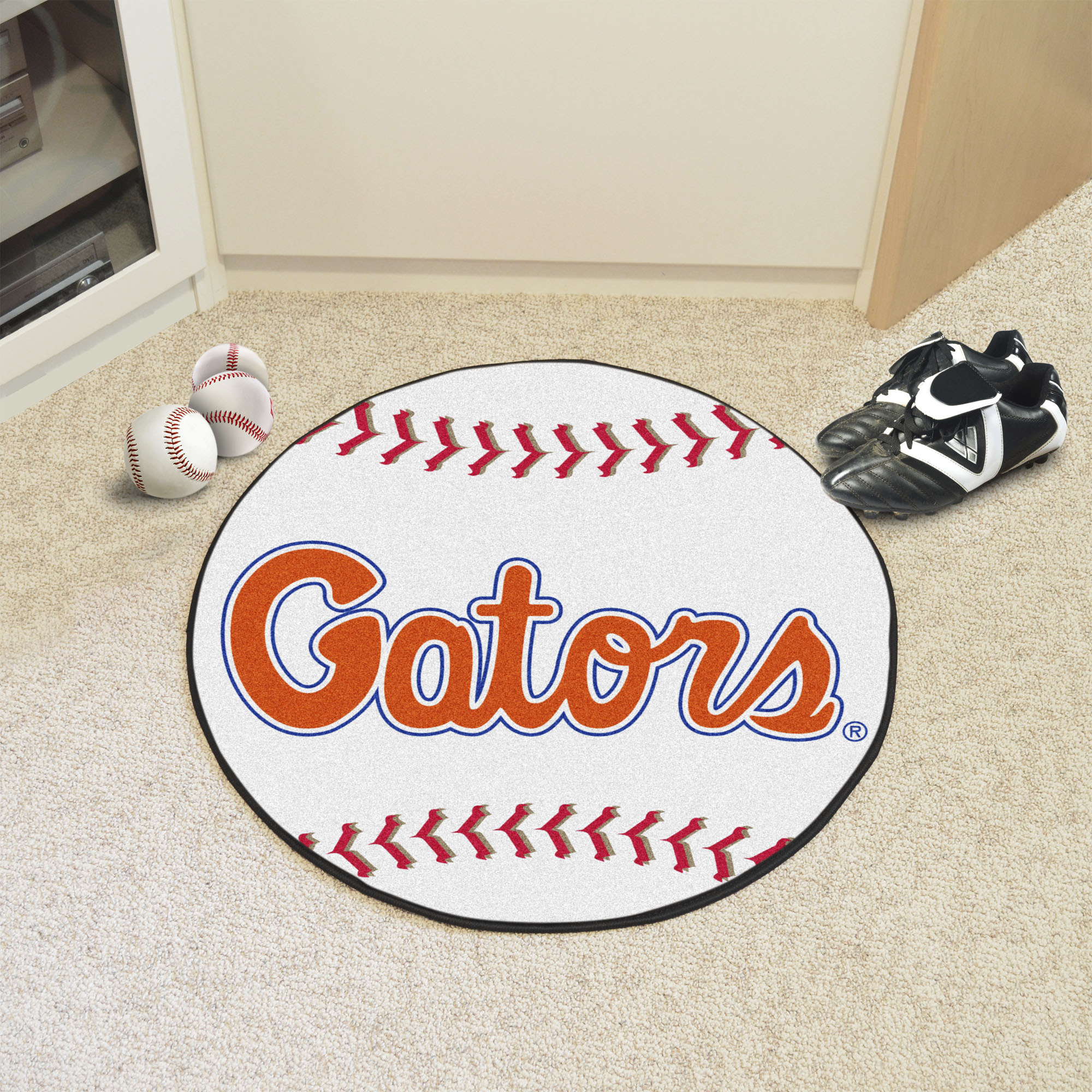 University of Florida Logo Ball Shaped Area Rugs (Ball Shaped Area Rugs: Baseball)