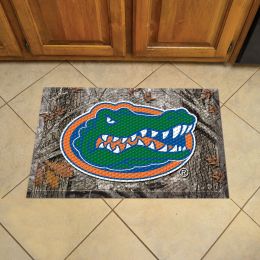 University of Florida Scrapper Doormat - 19" x 30" Rubber (Field & Logo: Camo & Logo)