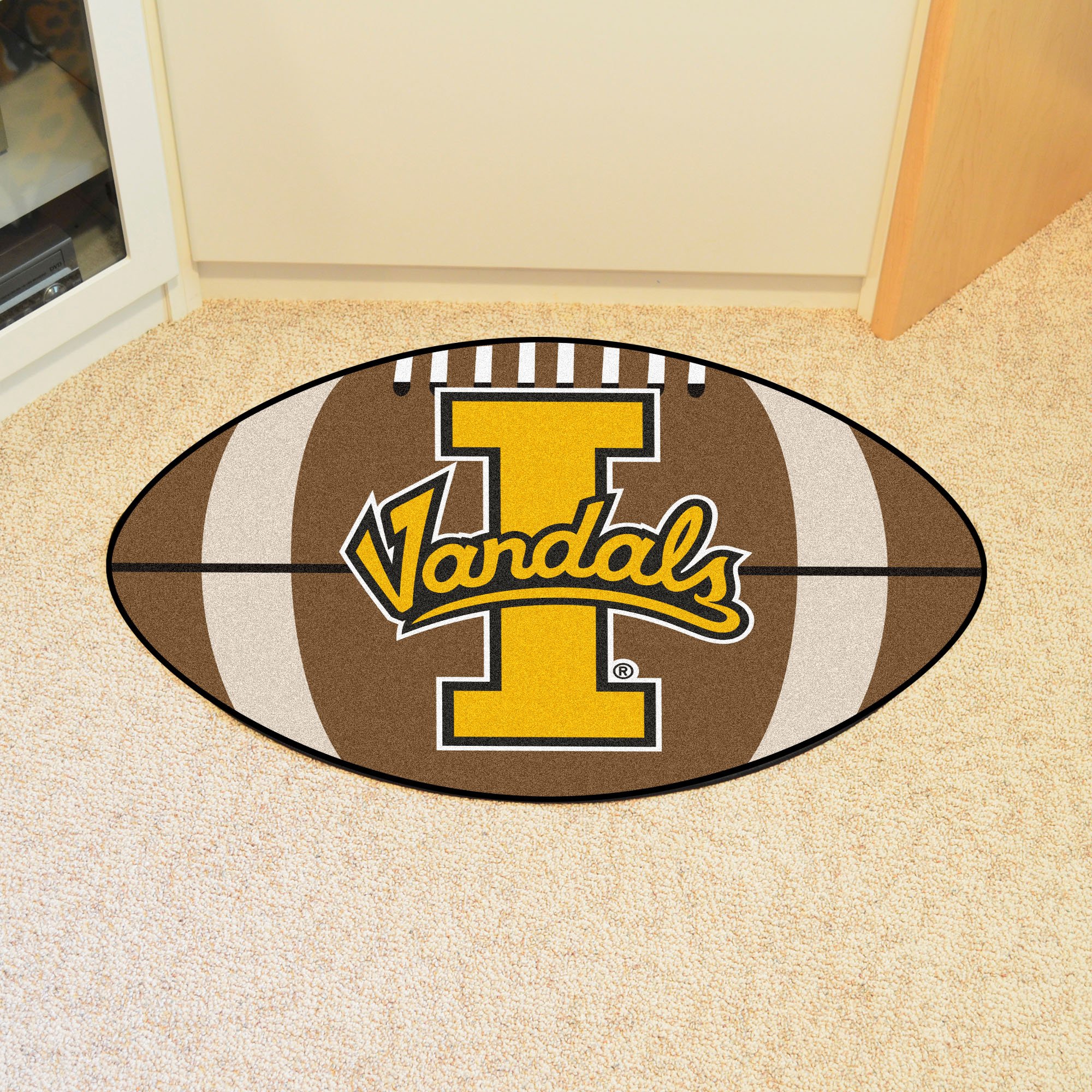 University of Idaho Ball Shaped Area Rugs (Ball Shaped Area Rugs: Football)