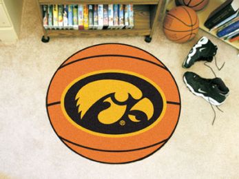 University of Iowa Ball Shaped Area Rugs (Ball Shaped Area Rugs: Basketball)