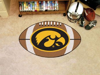University of Iowa Ball Shaped Area Rugs (Ball Shaped Area Rugs: Football)