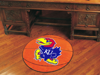 University of Kansas Ball Shaped Area Rugs (Ball Shaped Area Rugs: Basketball)
