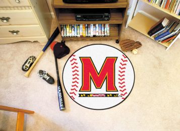 University of Maryland Ball Shaped Area Rugs (Ball Shaped Area Rugs: Baseball)