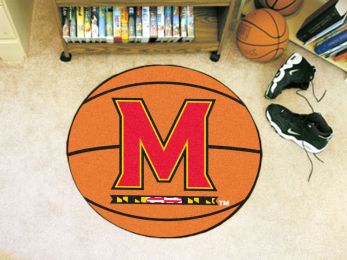 University of Maryland Ball Shaped Area Rugs (Ball Shaped Area Rugs: Basketball)