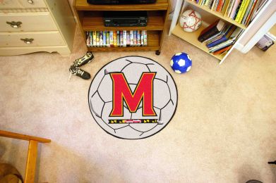 University of Maryland Ball Shaped Area Rugs (Ball Shaped Area Rugs: Soccer Ball)