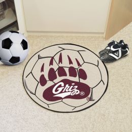 University of Montana Ball Shaped Area rugs (Ball Shaped Area Rugs: Soccer Ball)