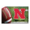 UNL Scrapper Doormat - 19 x 30 Rubber