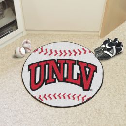 University of Nevada Las Vegas Ball Shaped Area rugs (Ball Shaped Area Rugs: Baseball)
