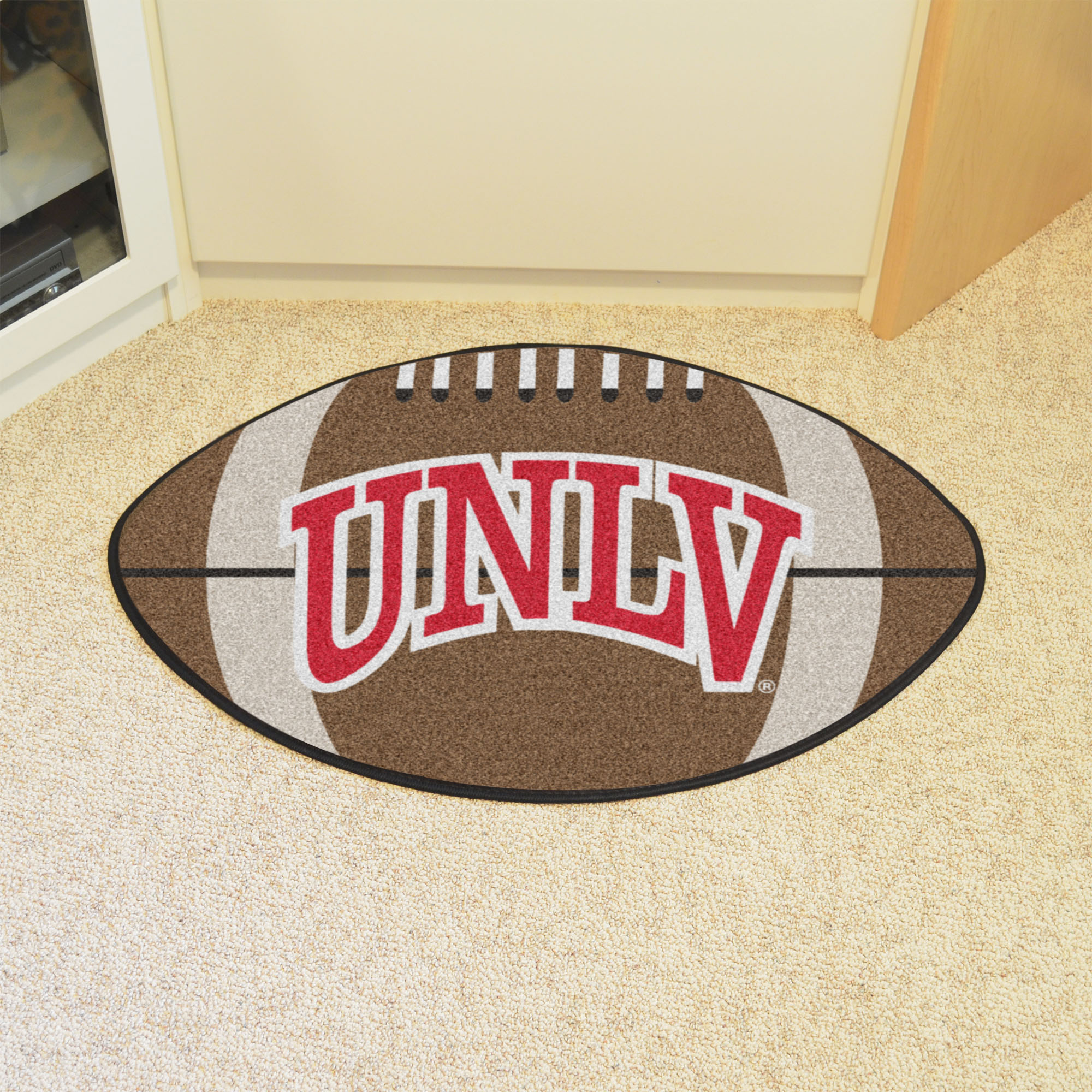 University of Nevada Las Vegas Ball Shaped Area rugs (Ball Shaped Area Rugs: Football)