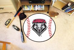 University of New Mexico Ball Shaped Area Rugs (Ball Shaped Area Rugs: Baseball)
