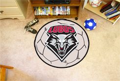 University of New Mexico Ball Shaped Area Rugs (Ball Shaped Area Rugs: Soccer Ball)