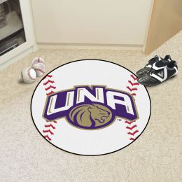 University of North Alabama Ball Shaped Area rugs (Ball Shaped Area Rugs: Baseball)