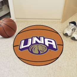 University of North Alabama Ball Shaped Area rugs (Ball Shaped Area Rugs: Basketball)