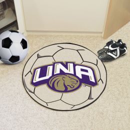 University of North Alabama Ball Shaped Area rugs (Ball Shaped Area Rugs: Soccer Ball)