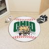 University of Ohio Ball Shaped Area Rugs