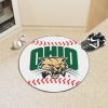 University of Ohio Ball Shaped Area Rugs