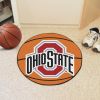 Ohio State University Ball Shaped Area rugs