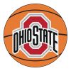 Ohio State University Ball Shaped Area rugs