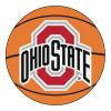 Ohio State University Ball Shaped Area rugs