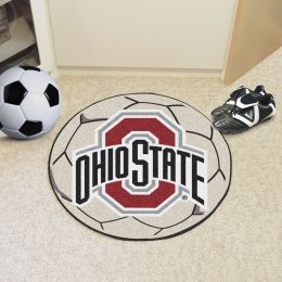 Ohio State University Ball Shaped Area rugs (Ball Shaped Area Rugs: Soccer Ball)