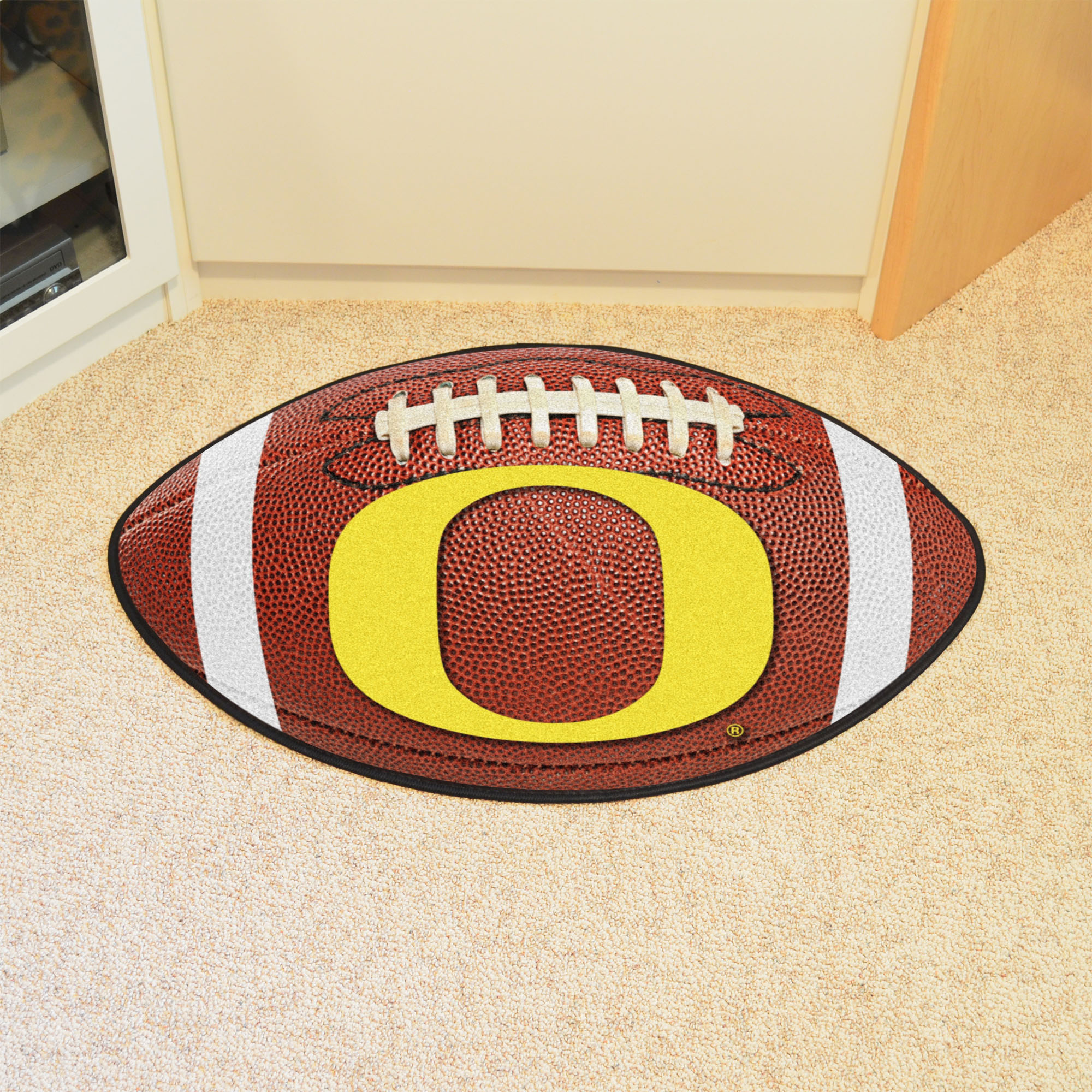 University of Oregon Ball Shaped Area Rugs (Ball Shaped Area Rugs: Football)