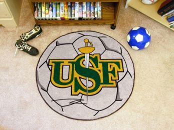 University of San Francisco Ball Shaped Area Rugs (Ball Shaped Area Rugs: Soccer Ball)