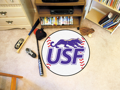 University of Sioux Falls Ball Shaped Area Rugs (Ball Shaped Area Rugs: Baseball)