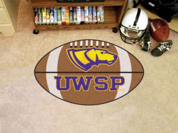 University of Wisconsin-Stevens Point Ball Shaped Area Rugs (Ball Shaped Area Rugs: Football)