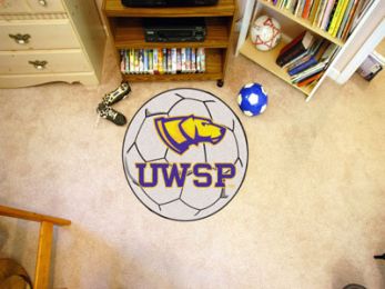 University of Wisconsin-Stevens Point Ball Shaped Area Rugs (Ball Shaped Area Rugs: Soccer Ball)