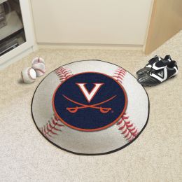 University of Virginia Ball Shaped Area Rugs (Ball Shaped Area Rugs: Baseball)