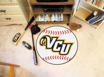 Virginia Commonwealth University Ball Shaped Area Rugs (Ball Shaped Area Rugs: Baseball)