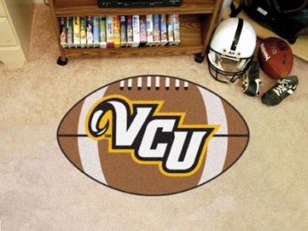 Virginia Commonwealth University Ball Shaped Area Rugs (Ball Shaped Area Rugs: Football)
