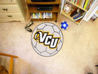 Virginia Commonwealth University Ball Shaped Area Rugs (Ball Shaped Area Rugs: Soccer Ball)