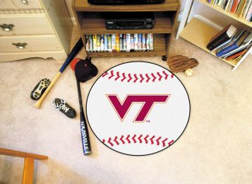 Virginia Tech Ball Shaped Area Rugs (Ball Shaped Area Rugs: Baseball)