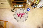 Virginia Tech Ball Shaped Area Rugs