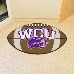 Western Carolina University Ball Shaped Area Rugs (Ball Shaped Area Rugs: Football)