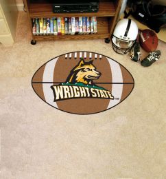 Wright State University Ball Shaped Area Rugs (Ball Shaped Area Rugs: Football)